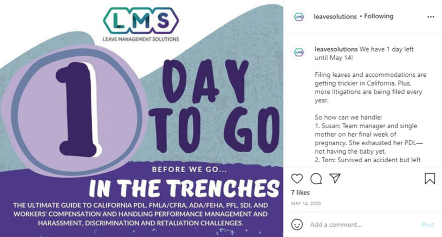 countdown - in the trenches workshop